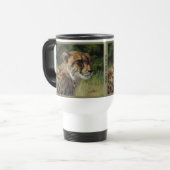Tasse de voyage de banlieusard de guépard (Devant gauche)