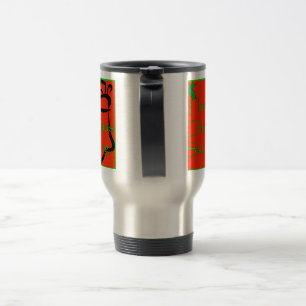 Tasse de voyage de bas de Noël