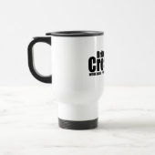 Tasse de voyage de BCF - blanc (Gauche)