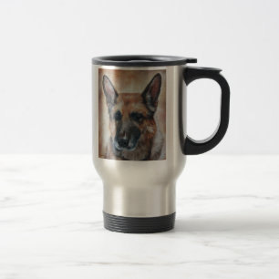 Tasse de voyage de berger allemand