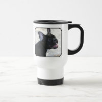 Tasse de voyage de bouledogue français