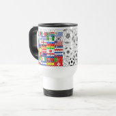 Tasse de voyage de boules de drapeaux de la coupe (Devant gauche)