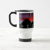 Tasse de voyage de cadeau de coucher du soleil de (Gauche)