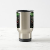 Tasse de voyage de café de Chupacabra (alien) (Centre)