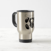 Tasse de voyage de café de CrossFitter (Devant gauche)