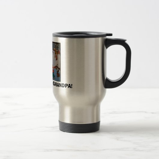 Tasse de voyage de café de grand-papa (Droit)