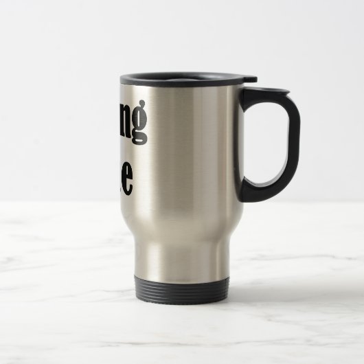 Tasse de voyage de café de zone de codage (Droit)