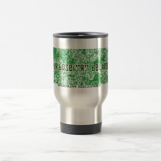 Tasse de voyage de camouflage (Centre)