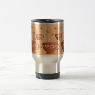 tasse de voyage de cappuccino