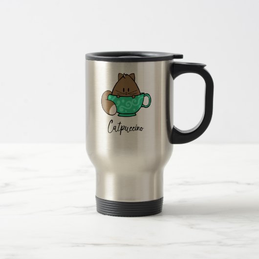 Tasse de voyage de Catpuccino (Droit)