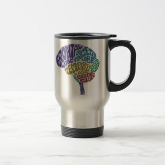 Tasse de voyage de cerveau