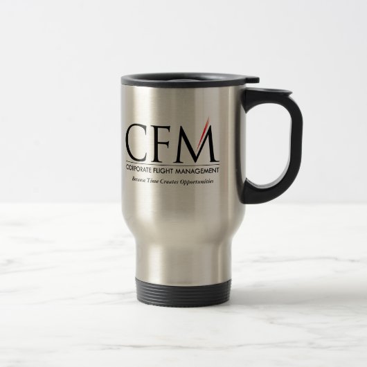 Tasse de voyage de CFM (Droit)