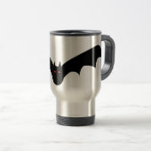 Tasse de voyage de chauve-souris de Halloween (Devant droit)