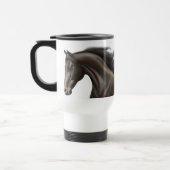 Tasse de voyage de cheval de course de pur sang (Gauche)
