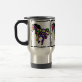 Tasse de voyage de cheval de fleur (Gauche)