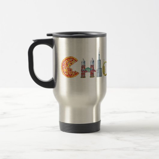 Tasse de voyage de Chicago (Gauche)