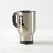 Tasse de voyage de chien de Bernese Mt. (Devant gauche)