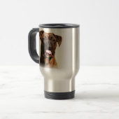 Tasse de voyage de chien de boxeur (Devant gauche)