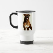 Tasse de voyage de chien de boxeur (Gauche)