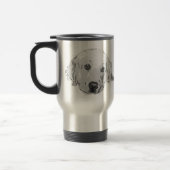 Tasse de voyage de chien de golden retriever (Gauche)