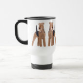 Tasse de voyage de chiens d'Airedale Terrier (Gauche)