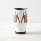 Tasse de voyage de chiens d'Airedale Terrier (Centre)