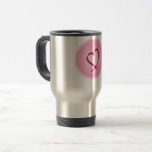 Tasse de voyage de coeur de Cancer (Devant gauche)