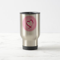 Tasse de voyage de coeur de Cancer