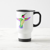 Tasse de voyage de colibri