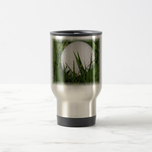 Tasse de voyage de conception de boule de golf (Centre)