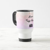 Tasse de voyage de conception de maman de yoga (Devant gauche)