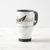 Tasse de voyage de conception de musique (Devant droit)