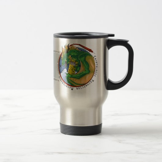 Tasse de voyage de conception de "pièce de (Droit)