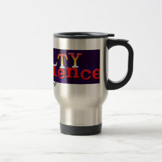 Tasse de voyage de conscience coupable