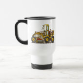 Tasse de voyage de construction de niveleuse de (Gauche)