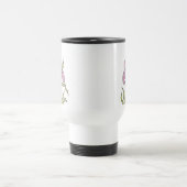 Tasse de voyage de couleur d'eau d'iris (Centre)