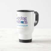 Tasse de voyage de créations de petit chien (Devant droit)