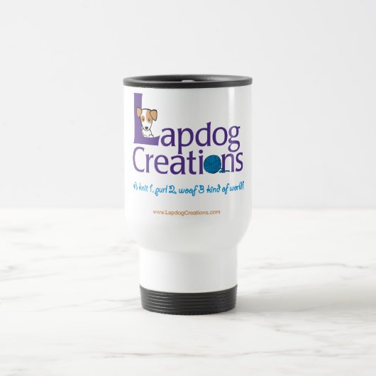 Tasse de voyage de créations de petit chien (Centre)