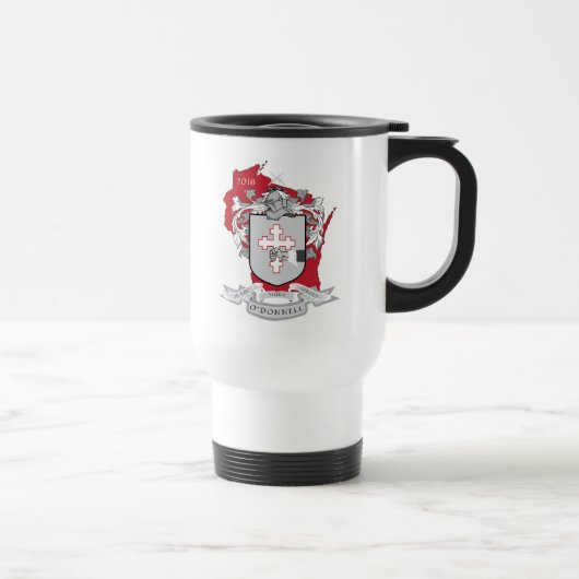 Tasse de voyage de Crest_Wisconsin de famille d'O (Droite)