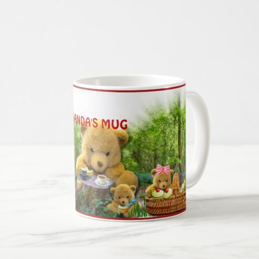 Tasse de voyage de ~ de PIQUE-NIQUE de NOUNOURS (Devant droit)