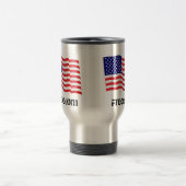 Tasse de voyage de drapeau américain (Centre)