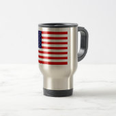 Tasse de voyage de drapeau américain (Devant droit)