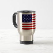 Tasse de voyage de drapeau américain (Devant gauche)