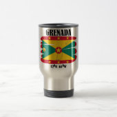 Tasse de voyage de drapeau du Grenada (Centre)