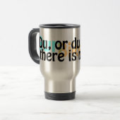 Tasse de voyage de Duathlon d'acier inoxydable (Devant gauche)