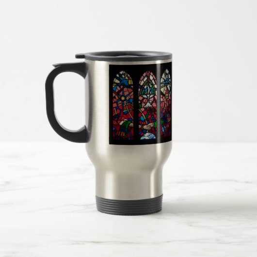 Tasse de voyage de fenêtre rose (Gauche)