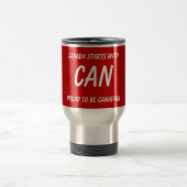Tasse de voyage de fierté du Canada (Centre)