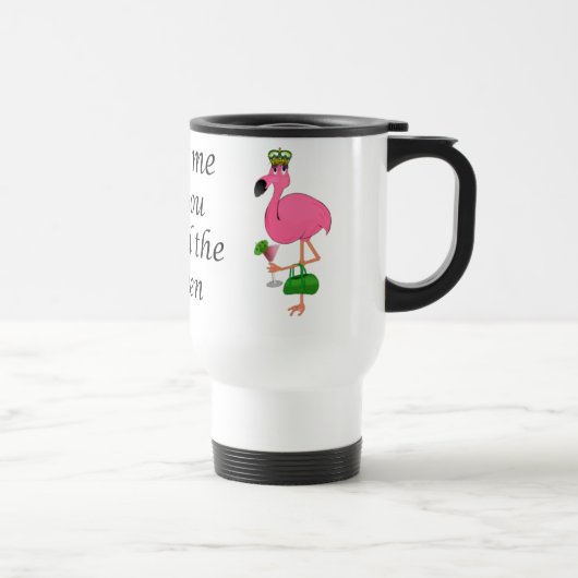 Tasse de voyage de Flamant rose (Droite)