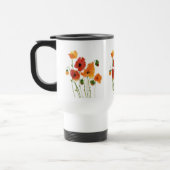 Tasse de voyage de fleur (Gauche)