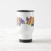 Tasse de voyage de fleur et de grenouille (Centre)